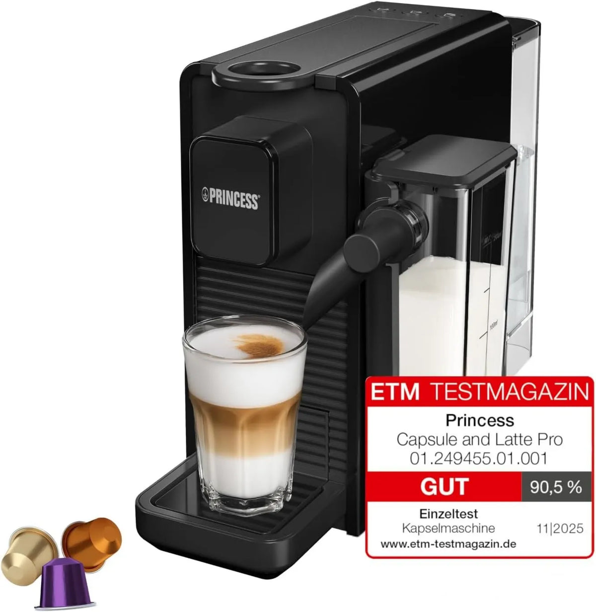 Princess, Ekspres do kawy Nespresso, Elektryczna ekspres do kawy, 1400 W