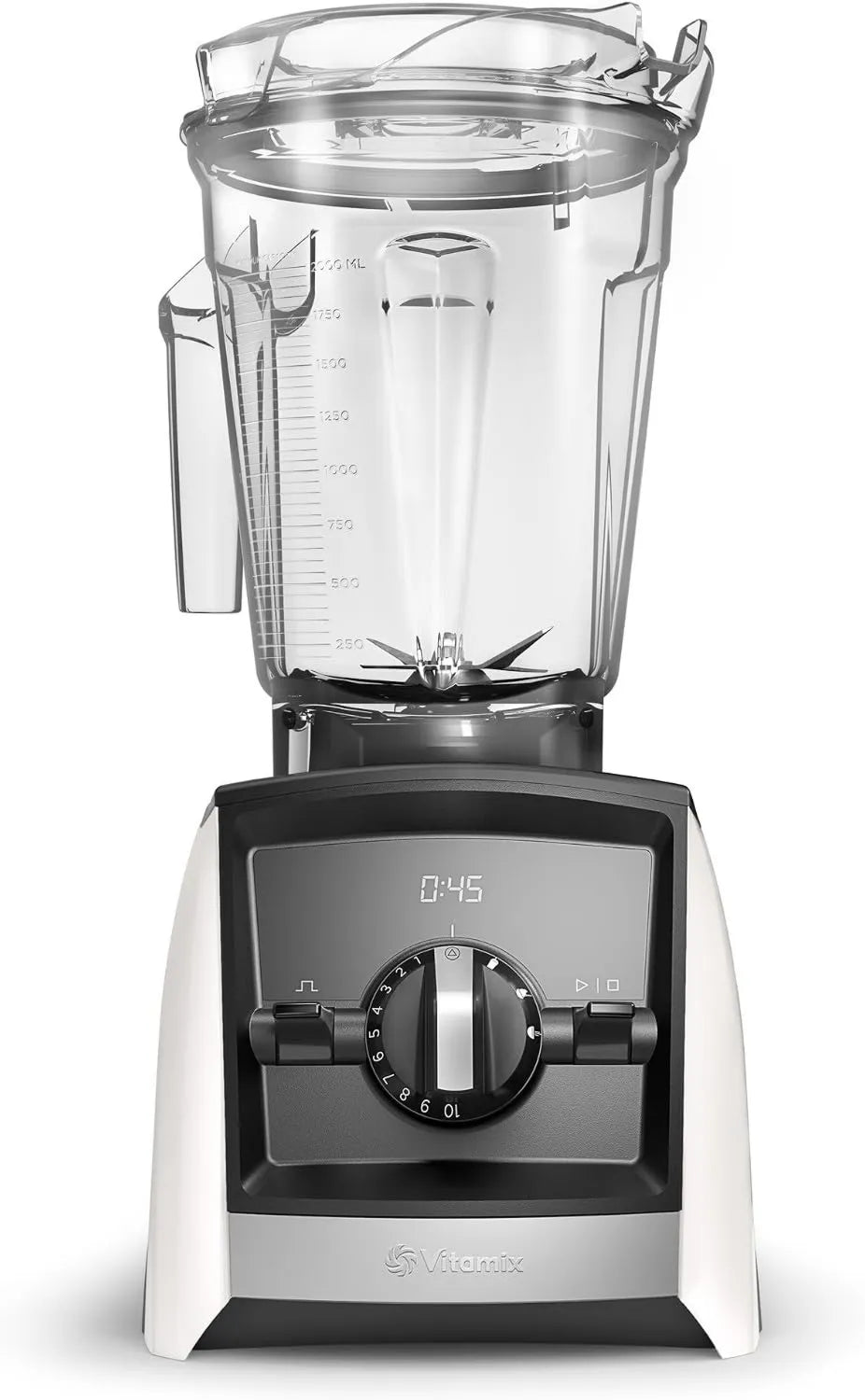 Vitamix blender kielichowy, Mikser, A2500, profesjonalny, biały, 1 oz niskoprofilowy pojemnik biały