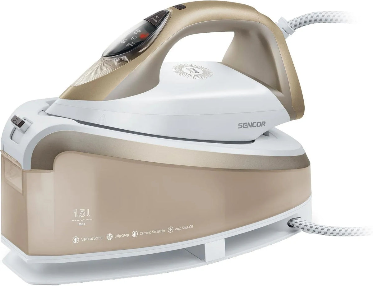 SENCOR generator pary, Ultra Fast, Central para, moc 2400 W, Pojemność zbiornika wody 1, antykalkaria i antygut technologii, 1.5 l