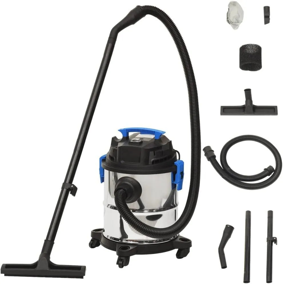 Tomostar, Odkurzacz W 20, 20 l, 1200 W, przemysłowe, srebrne