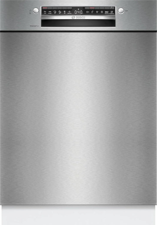 Bosch zmywarka, do naczyń SMU4ECS28E, 60 cm, stal szczotkowana, seria 4, do naczyń w planie