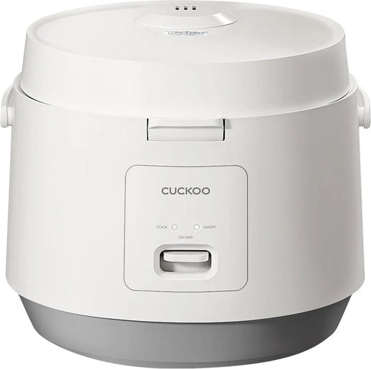 CUCKOO ryżowar, CR- 1095 przełącznik, kuchenka, Prasa, Elektryczny ryż kuchenka, 10 kubków, 20 kubków, powłoka non- stick, biały, CR-1095