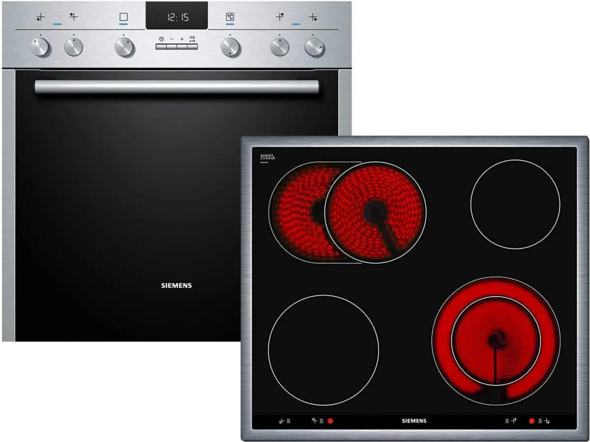 Siemens kuchenka z piekarnikiem, EQ2Z035 Płyta ze szkła ceramicznego, 60 cm, klasa energetyczna D, elektryczny stół do gotowania