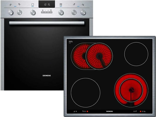 Siemens kuchenka z piekarnikiem, EQ2Z035 Płyta ze szkła ceramicznego, 60 cm, klasa energetyczna D, elektryczny stół do gotowania