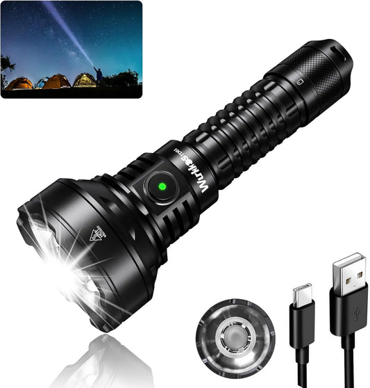 TD01, 2000 lumenów, Wurkkos latarka taktyczna LED, bardzo jasna, największy zasięg, wodoszczelność IP68