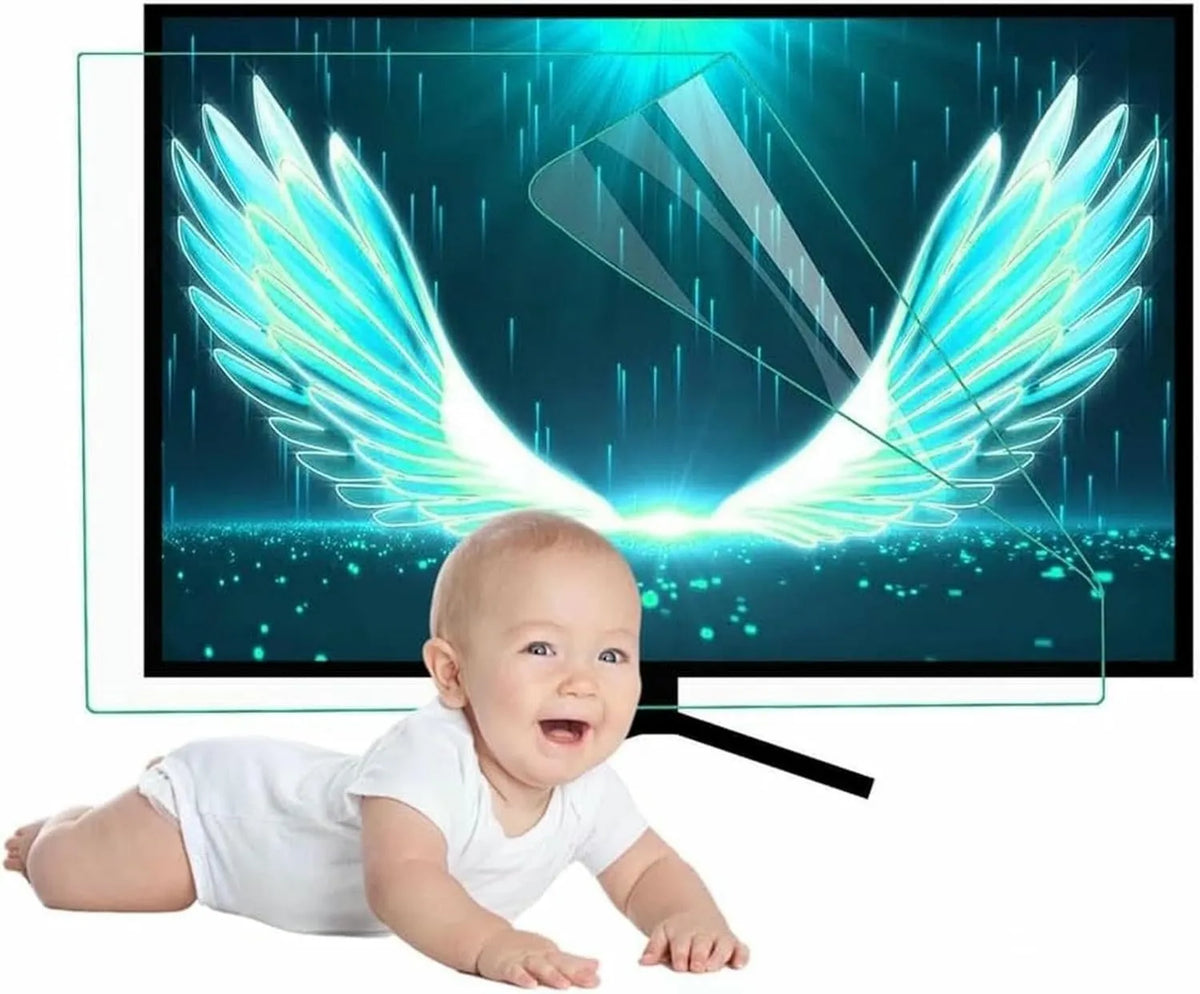 SBZIOJHDR, Inteligentny telewizor, 50 cali, TV, Niebieska folia redukująca światło, odporna na zarysowania, Filtr matowy do telewizora 50 cali