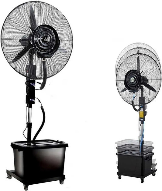 Générique, Odświeżacz powietrza, 42 l, na zewnątrz, przemysłowy, 3 prędkości, 90 ° oscylacja, duży zbiornik, 650 mm