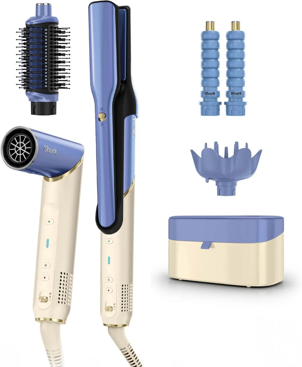 Shark, HD6042SEUPL Glam Multistyler, Suchy włosy wyposażone w szybkie suszenie
