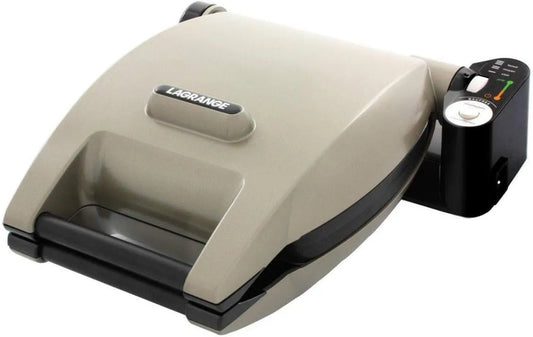 LAGRANGE gofrownica / opiekacz, 019622 gofrownica Premium Gaufres + Gaufrettes + Croque Monsieur Taupe