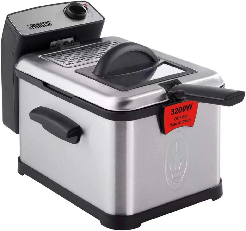 Princess, Schłodzona strefa księżniczki i filtry bezpieczeństwa, Superior Deep Fat 183002, Moc 3, 200 W, 4 litry