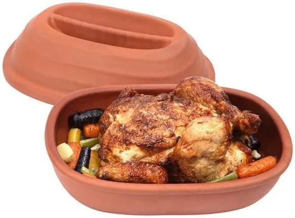 Dexam, ination Terracotta Chicken rożen z pokrywą