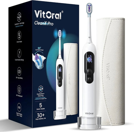 VitOral, Akumulator IPX7, szczoteczka do zębów, IP65, USB, 6 trybów, do