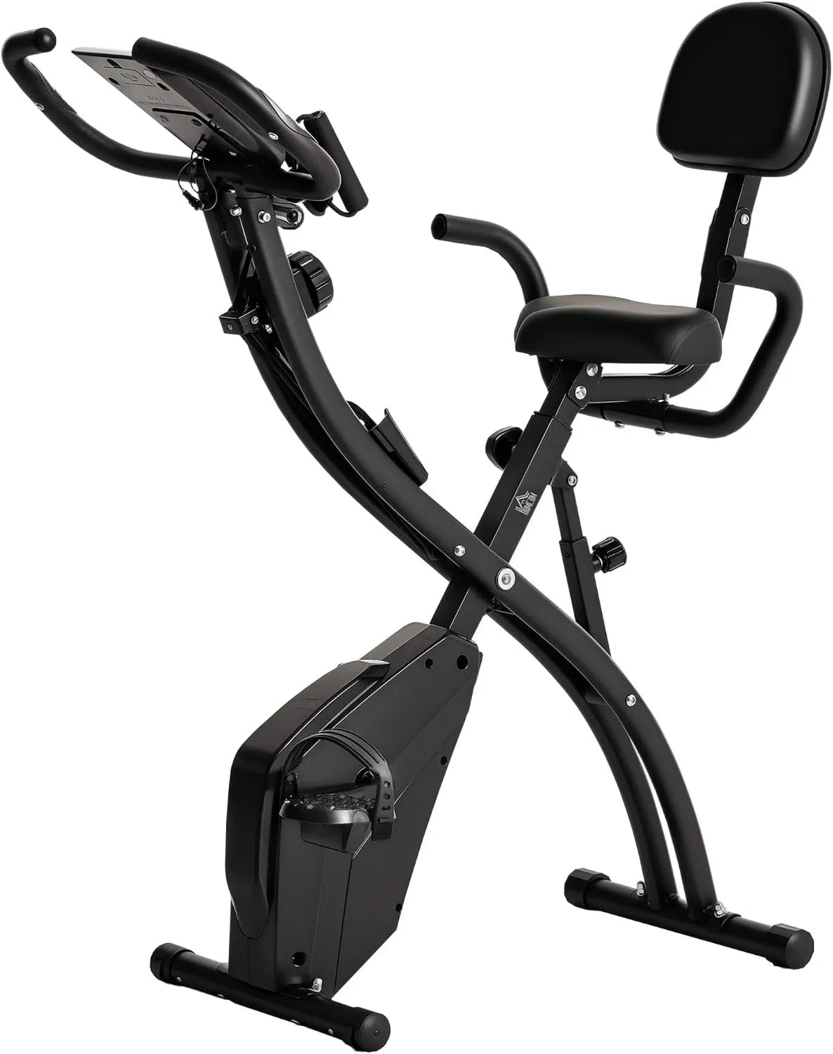Rower, 118 cm, 105 x 48 x 118 cm, HOMCOM X-Bike rower treningowy 2 w 1