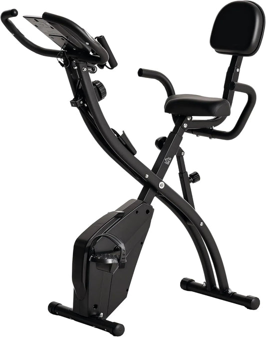 Rower, 118 cm, 105 x 48 x 118 cm, HOMCOM X-Bike rower treningowy 2 w 1