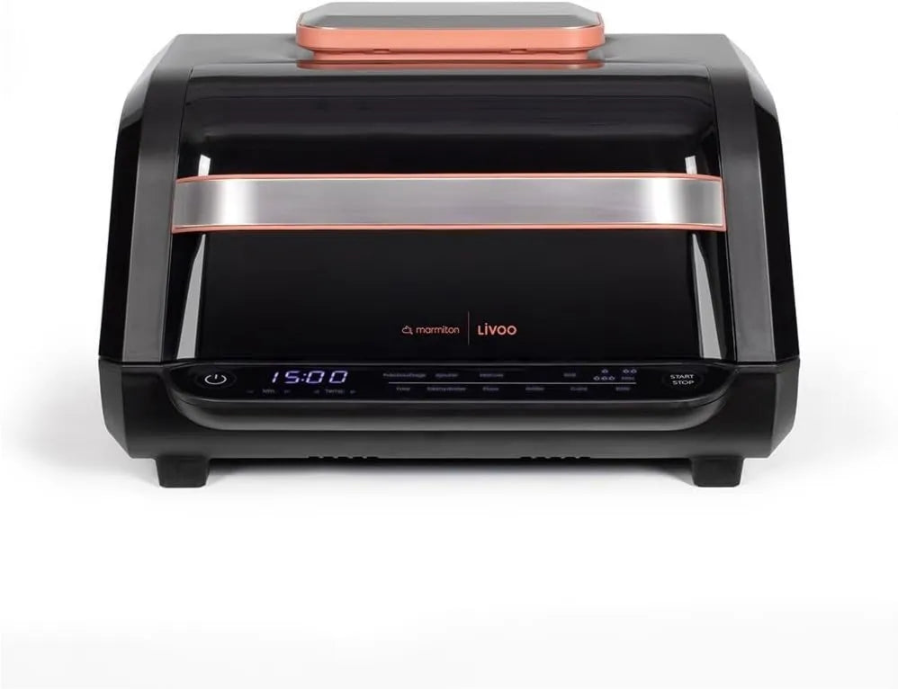 Livoo frytkownica beztłuszczowa, DOC306-2 Grill, 6 l, 8 programów, funkcja ogrzewania