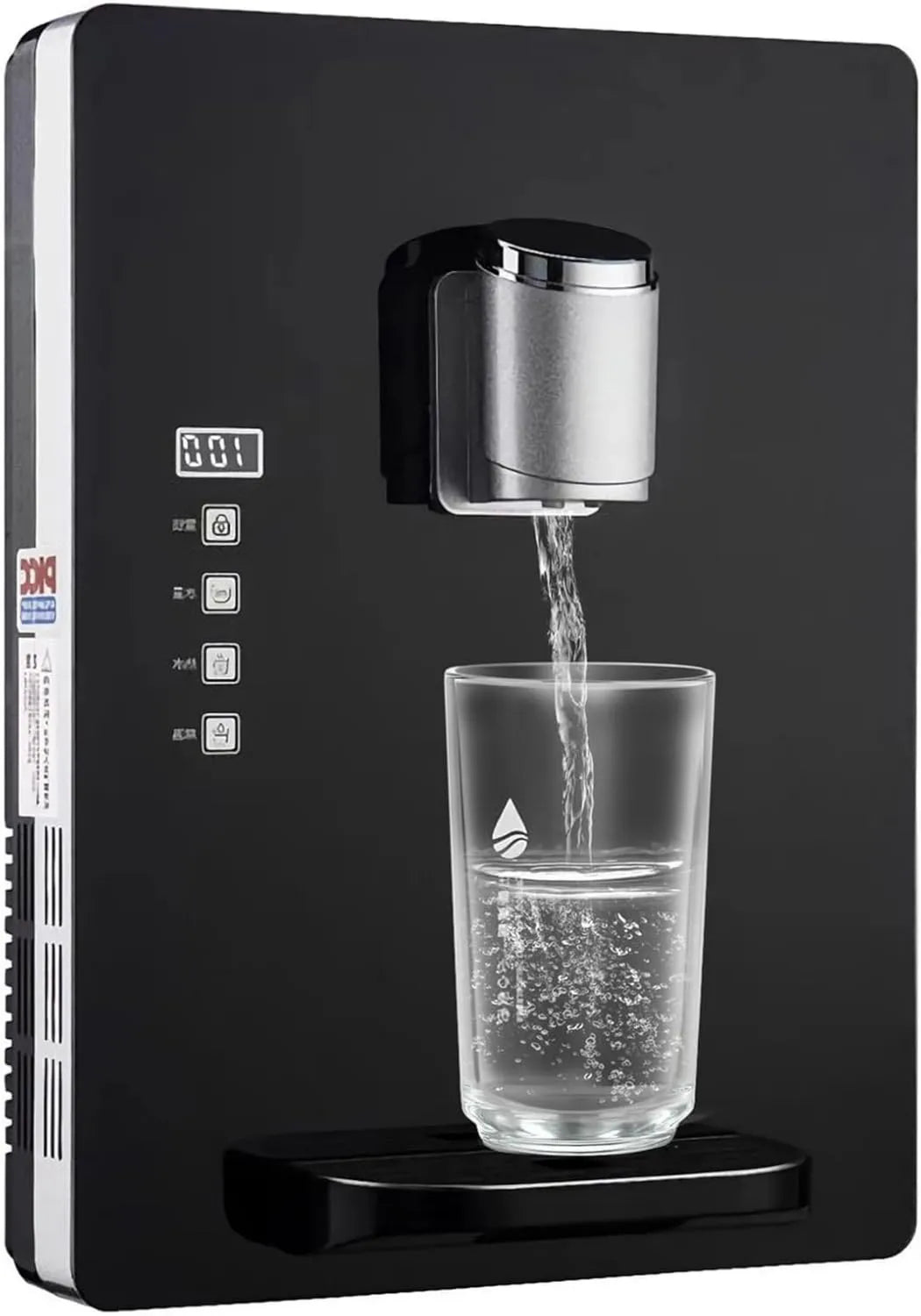 Generic, Piec wodny, 2200 W, dotyk, 2 strefy temperaturowe, ekran dotykowy