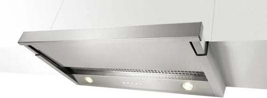 NOVY okap kuchenny, Hoods produktowy, 650 Built- in Stal nierdzewna 420m3, 420 m3 / h, recyrkulacja, 36 dB, 41 dB, 46 dB, 50 dB m3/h