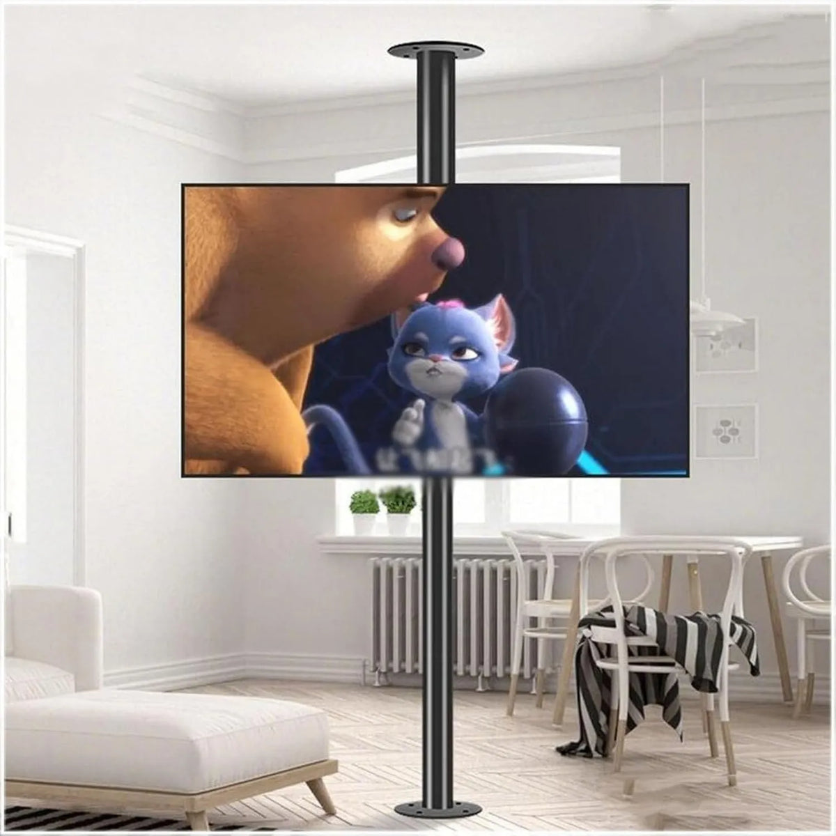 THEGA uchwyt ścienny, Szafka TV 850- 1095 mm, 75 cali, wyświetlacz LCD, 360 stopni Rotacyjna rama do telewizora LCD, uchwyt TV Pełny ruch TV Swivel 850-1095 mm