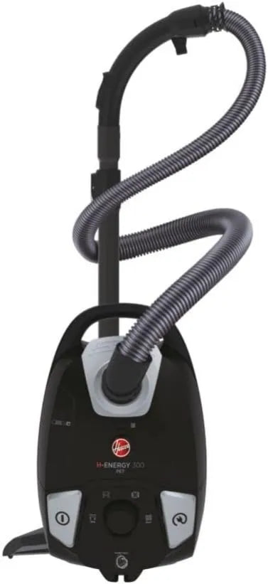 Hoover odkurzacz tradycyjny, EPA 11 HE320PET Odkurzacz, 3, 5 l, 850 W, Wytłaczalna rurka i Rayon Działanie 9.5m, Duża moc Odkurzacz 850 W, 72dbA, Duża pojemność 3.5 l