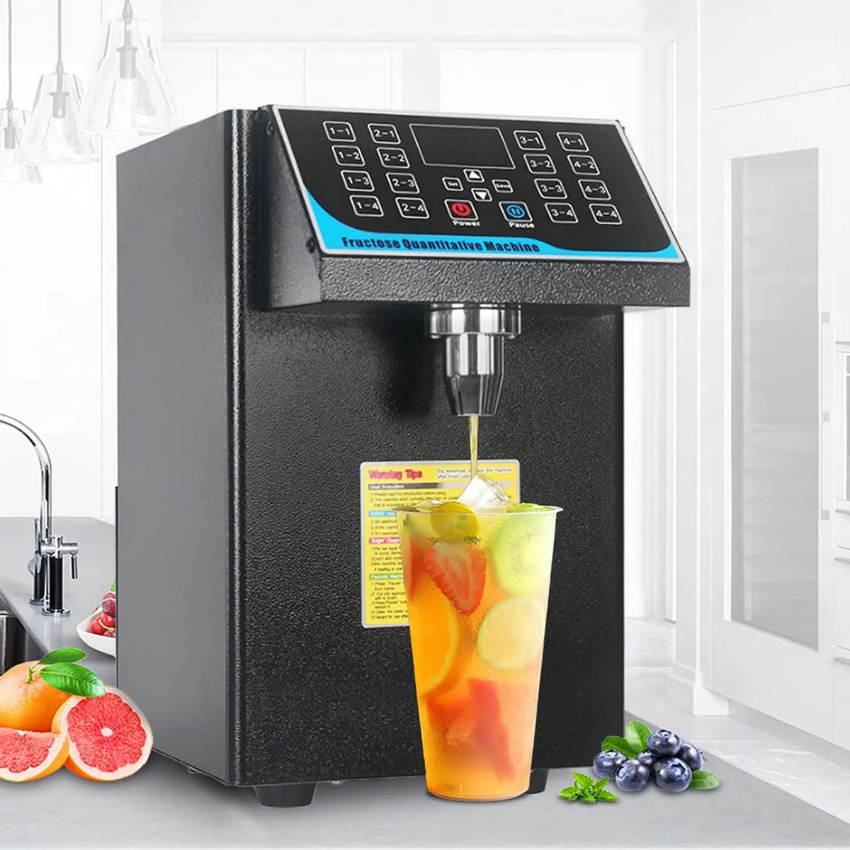 CuCummoo, Dispenser, 7, 5 l, stal nierdzewna, do herbaty byków