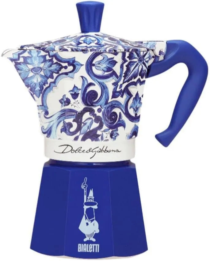 Bialetti, Moka Express Niebieski Mediterraneo elektryczny ekspres do kawy dla 6 kubków