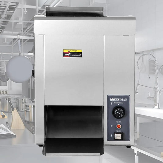 ORIDLECTAL, Toster INOX 304, 2000 W, 50 do 300°C, profesjonalny, 2 strefy temperatur, stal nierdzewna