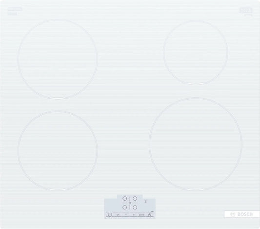 Bosch płyta grzewcza, Płyta indukcyjna PUE612BB1E, 60 cm, dotyk, biały